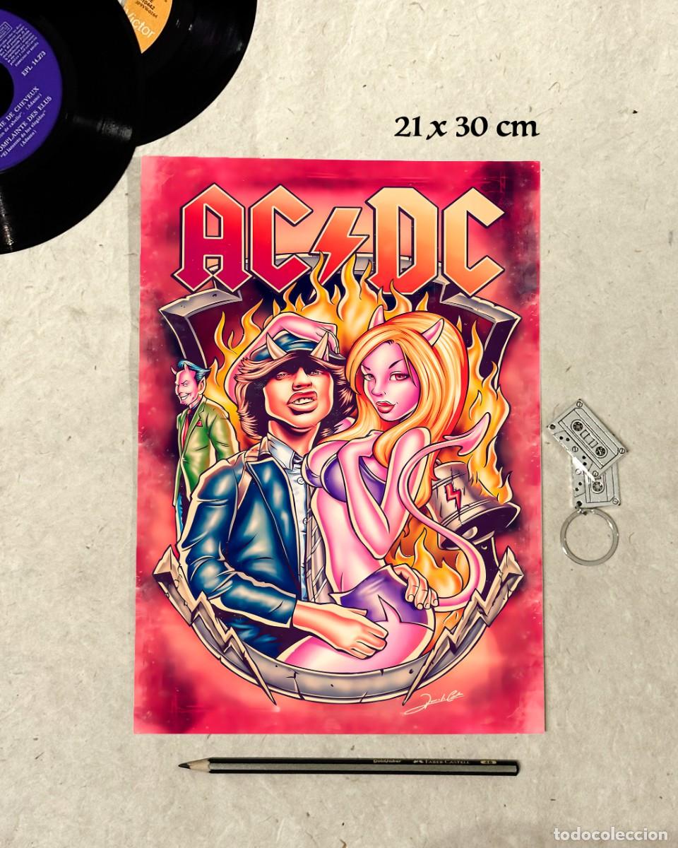 Fotos de Cantantes: AC DC - Fire - Reproducci&oacute;n P&oacute;ster 21x30