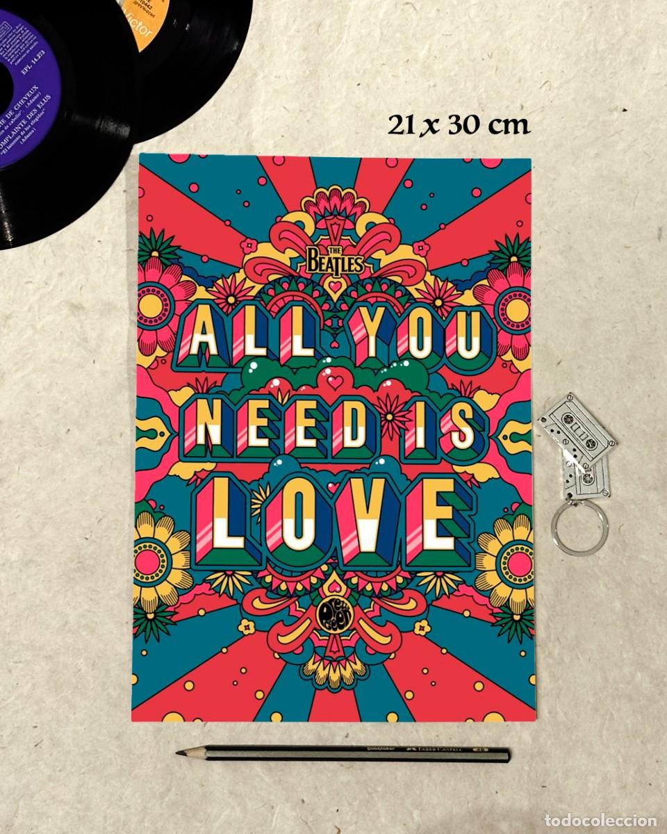 Fotos de Cantantes: Beatles - All you need is love - Reproducci&oacute;n P&oacute;ster 21x30
