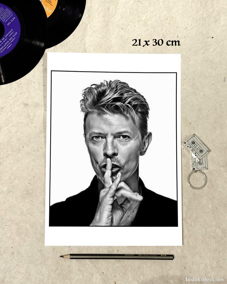 Fotos de Cantantes: David Bowie - Candid Shush - Reproducci&oacute;n P&oacute;ster 21x30