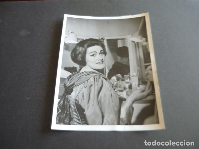 Photos of Singers: JOAN SUTHERLAND SOPRANO ANTIGUA FOTOGRAFIA ORIGINAL 15 X 20 CM