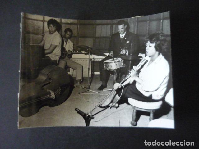 Photos of Singers: HAZEL SCOTT CANTANTE JAZZ ANTIGUA FOTOGRAFIA ORIGINAL 14 X 19 CM