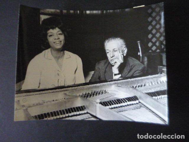 Fotos de Cantantes: HAZEL SCOTT CANTANTE JAZZ ANTIGUA FOTOGRAFIA ORIGINAL 18 X 24 CM
