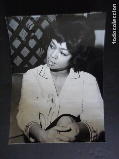 Fotos von Musikern: HAZEL SCOTT CANTANTE JAZZ ANTIGUA FOTOGRAFIA ORIGINAL 18 X 24 CM