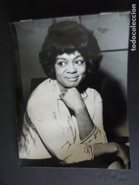 Fotos von Musikern: HAZEL SCOTT CANTANTE JAZZ ANTIGUA FOTOGRAFIA ORIGINAL 18 X 24 CM