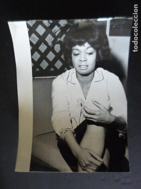 Photos of Singers: HAZEL SCOTT CANTANTE JAZZ ANTIGUA FOTOGRAFIA ORIGINAL 18 X 24 CM