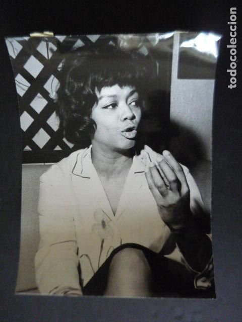 Foto di Cantanti: HAZEL SCOTT CANTANTE JAZZ ANTIGUA FOTOGRAFIA ORIGINAL 18 X 24 CM