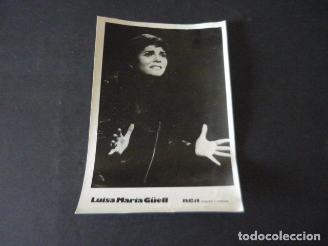 Photos of Singers: LUISA MARIA G&Uuml;ELL CANTANTE ANTIGUA FOTOGRAFIA ORIGINAL 18 X 12 CM