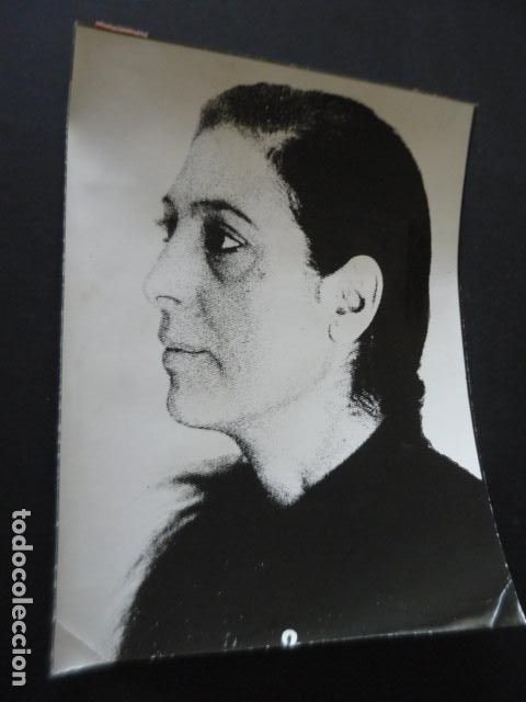 Fotos de Cantantes: TERESA REBULL CANTANTE ANTIGUA FOTOGRAFIA ORIGINAL 18 X 23 CM