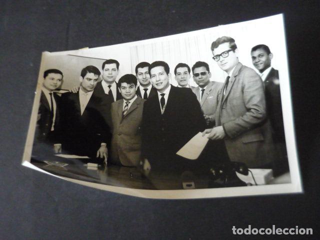 Photos of Singers: LOS SATELITES DE NICARAGUA CONJUNTO MUSICAL ANTIGUA FOTOGRAFIA ORIGINAL 12 X 18 CM