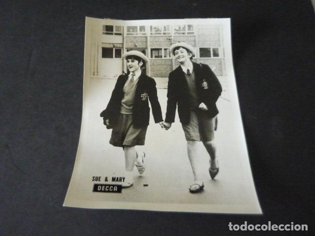 Fotos von Musikern: SUE & MARY CONJUNTO MUSICAL ANTIGUA FOTOGRAFIA ORIGINAL 18 X 12 CM