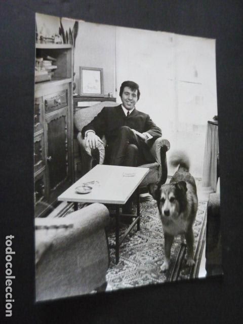 Fotos von Musikern: ALFREDO CANTANTE ANTIGUA FOTOGRAFIA ORIGINAL 18 X 24 CM