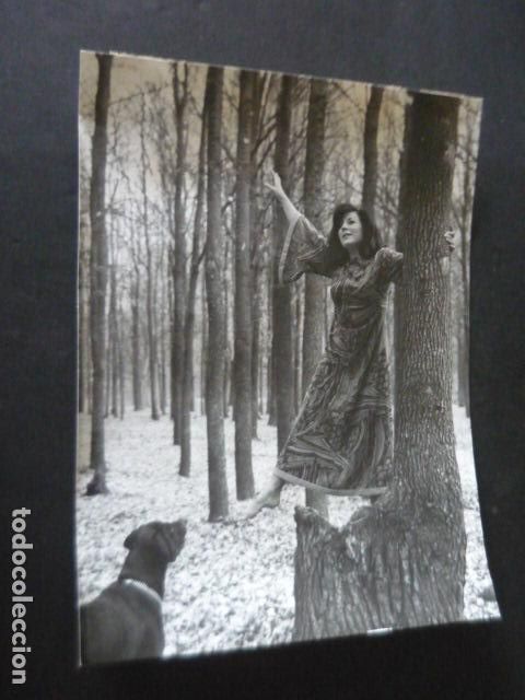 Fotos von Musikern: LUCIANA WOLF CANTANTE ANTIGUA FOTOGRAFIA ORIGINAL 24 X 18 CM