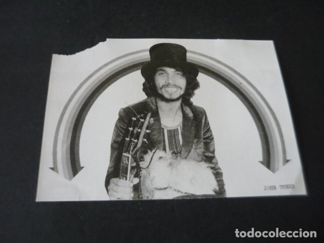 Photos of Singers: JOHN TURNER CANTANTE ANTIGUA FOTOGRAFIA ORIGINAL 18 X 12 CM