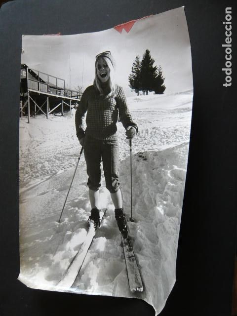 Fotos von Musikern: FRANCE GALL CANTANTE ANTIGUA FOTOGRAFIA ORIGINAL 20 X 30 CM