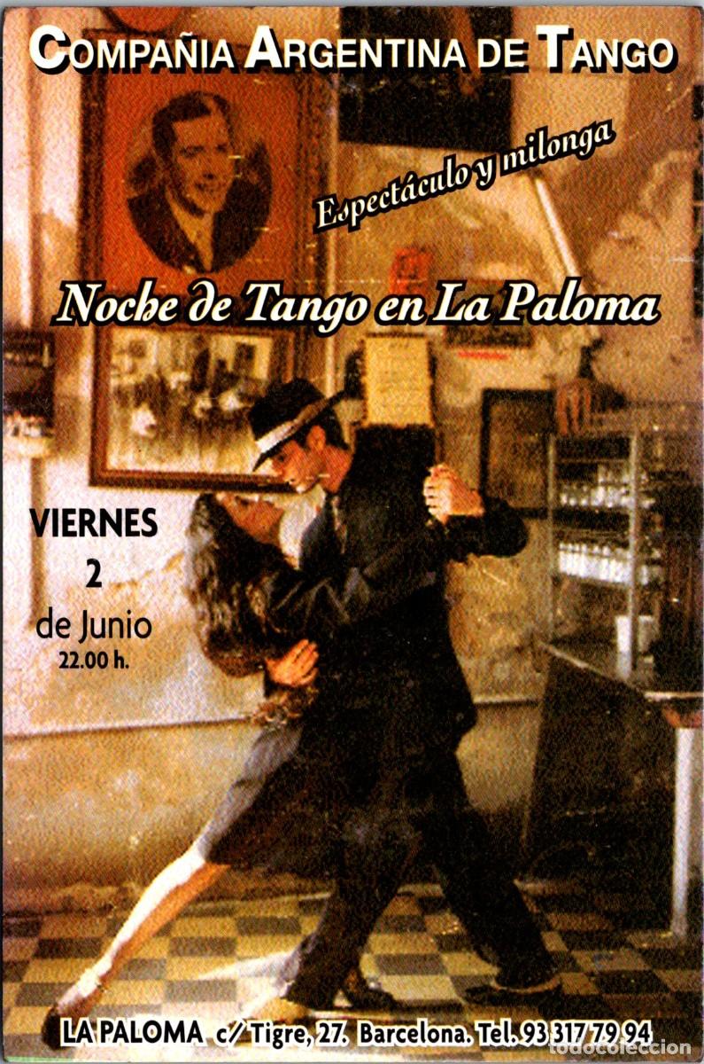 Fotos de Cantantes: Barcelona - La Paloma - Compa&ntilde;&iacute;a Argentina de Tango - Noche de Tango - Postal - 150x100mm