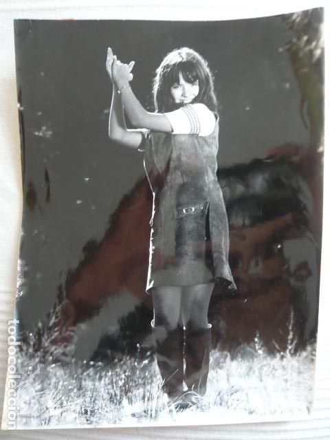 Fotos de Cantores: MARIE NOELLE CANTANTE ANTIGUA FOTOGRAFIA ORIGINAL 18 X 24 CM