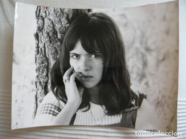 Fotos de Cantantes: MARIE NOELLE CANTANTE ANTIGUA FOTOGRAFIA ORIGINAL 18 X 24 CM