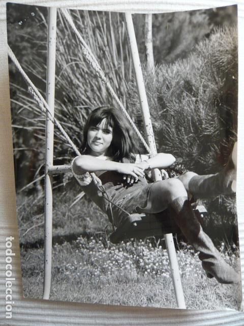 Photos of Singers: MARIE NOELLE CANTANTE ANTIGUA FOTOGRAFIA ORIGINAL 18 X 24 CM