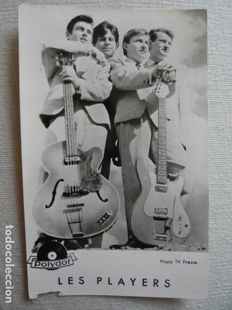 Photos of Singers: LES PLAYERS CONJUNTO MUSICAL ANTIGUA FOTOGRAFIA ORIGINAL 9 X 14 CM
