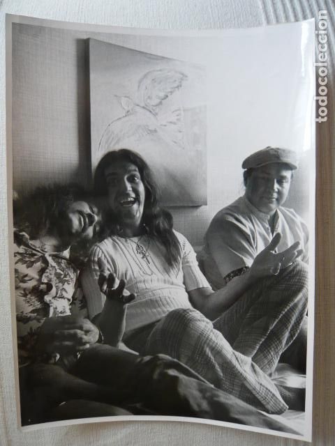 Photos of Singers: REDBONE CONJUNTO MUSICAL ANTIGUA FOTOGRAFIA ORIGINAL 24 X 18 CM