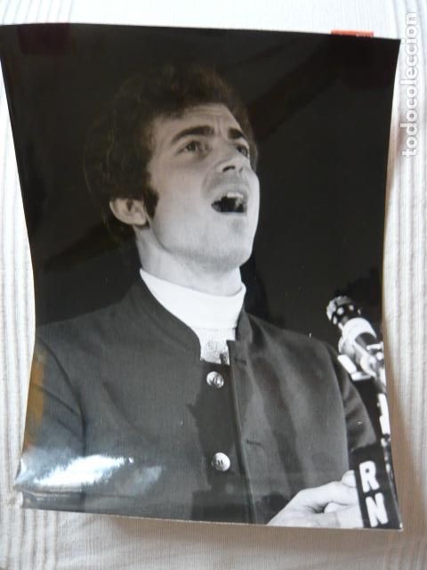 Photos of Singers: JACK CARMELO CANTANTE ANTIGUA FOTOGRAFIA ORIGINAL 24 X 18 CM
