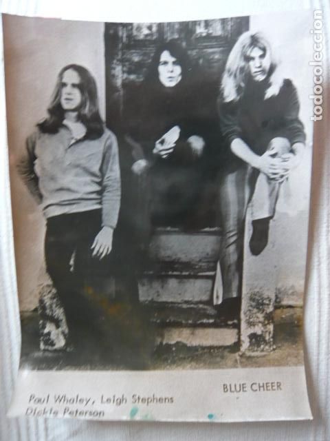 Photos of Singers: BLUE CHEER CONJUNTO MUSICAL ANTIGUA FOTOGRAFIA ORIGINAL 18 X 24 CM