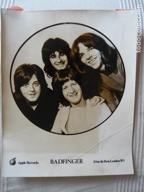 Photos of Singers: BADFINGER CONJUNTO MUSICAL ANTIGUA FOTOGRAFIA ORIGINAL 20 X 25 CM