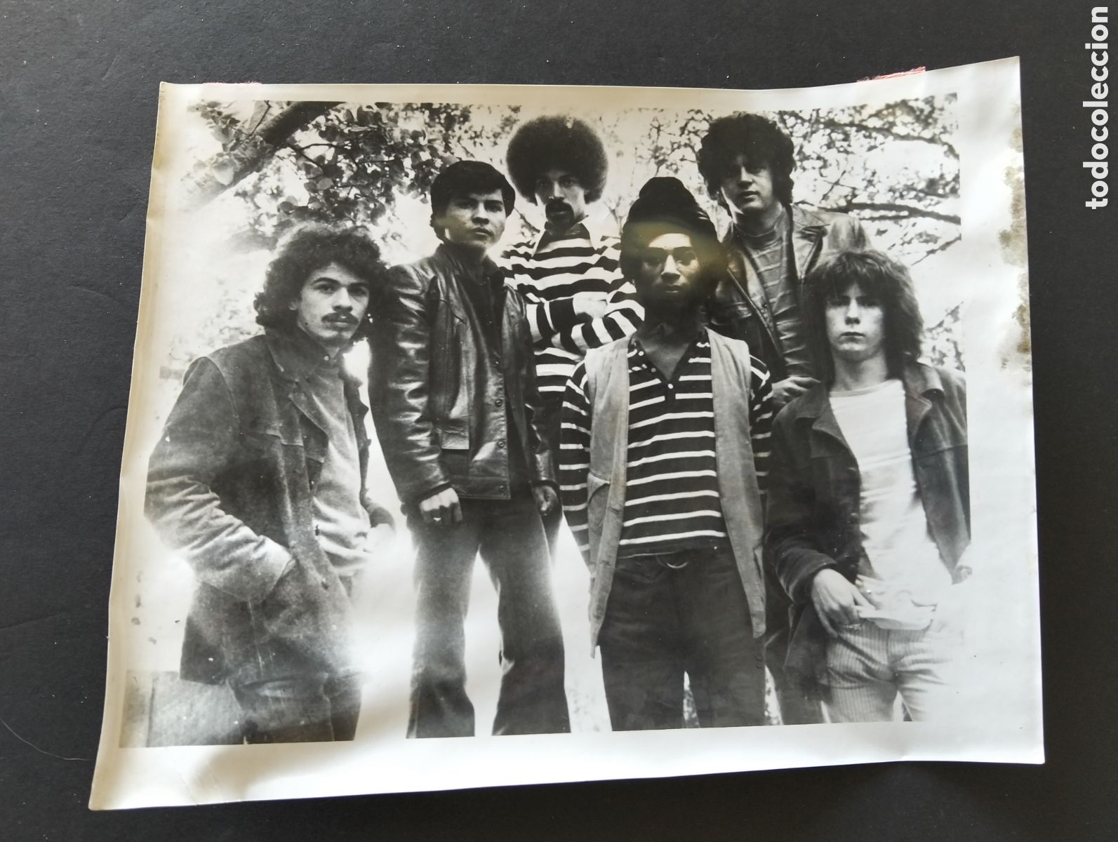 Photos of Singers: SANTANA CONJUNTO MUSICAL ANTIGUA FOTOGRAFIA ORIGINAL 18 X 24 CM