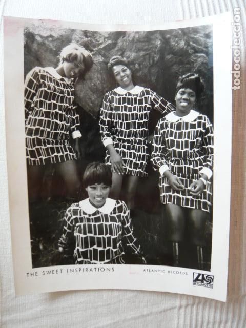 Photos of Singers: THE SWEET INSPIRATIONS CONJUNTO MUSICAL ANTIGUA FOTOGRAFIA ORIGINAL 20 X 25 CM