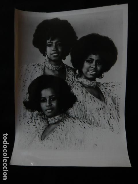 Photos of Singers: DIANA ROSS AND THE SUPREMES CONJUNTO MUSICAL ANTIGUA FOTOGRAFIA ORIGINAL 18 X 13 CM