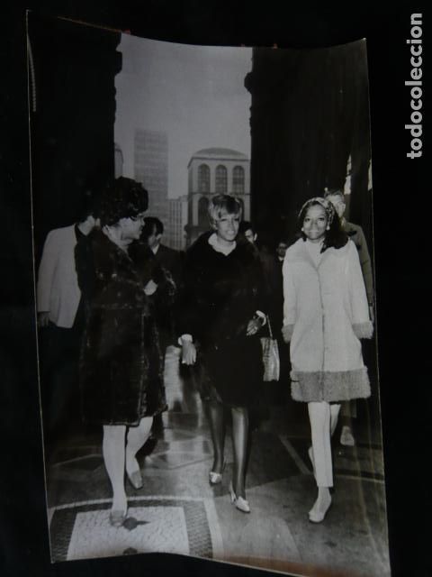 Fotos von Musikern: DIANA ROSS AND THE SUPREMES CONJUNTO MUSICAL ANTIGUA FOTOGRAFIA ORIGINAL 18 X 13 CM