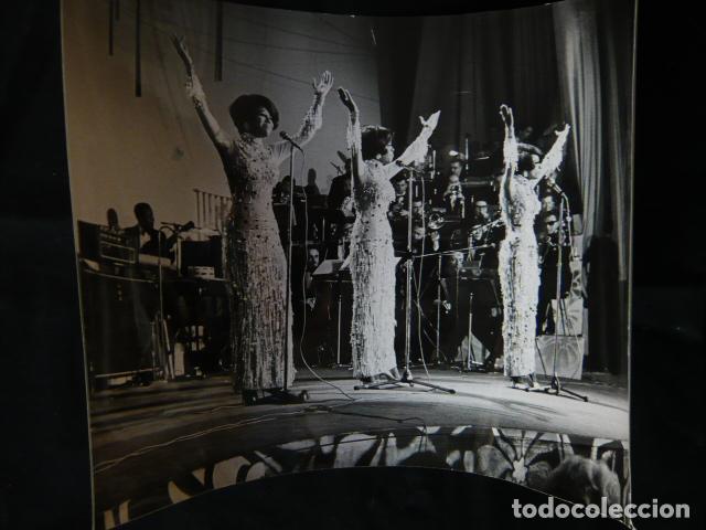 Photos de Chanteurs et Chanteuses: DIANA ROSS AND THE SUPREMES CONJUNTO MUSICAL ANTIGUA FOTOGRAFIA ORIGINAL 18 X 24 CM