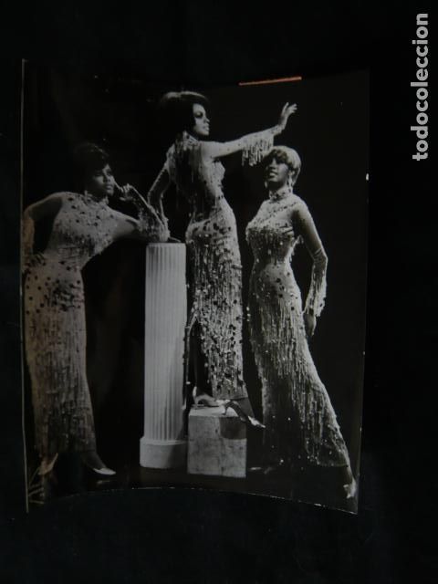 Photos de Chanteurs et Chanteuses: DIANA ROSS AND THE SUPREMES CONJUNTO MUSICAL ANTIGUA FOTOGRAFIA ORIGINAL 12 X 14 CM