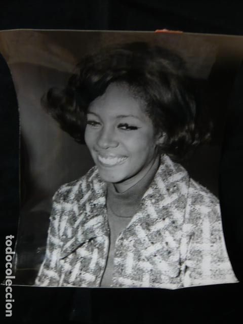 Photos de Chanteurs et Chanteuses: DIANA ROSS AND THE SUPREMES CONJUNTO MUSICAL ANTIGUA FOTOGRAFIA ORIGINAL 18 X 24 CM