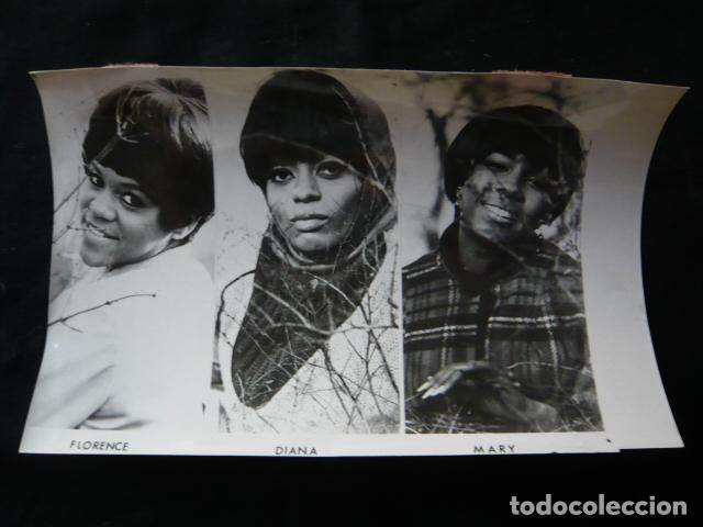 Photos of Singers: DIANA ROSS AND THE SUPREMES CONJUNTO MUSICAL ANTIGUA FOTOGRAFIA ORIGINAL 18 X 12 CM