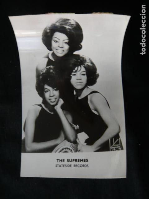 Fotos von Musikern: DIANA ROSS AND THE SUPREMES CONJUNTO MUSICAL ANTIGUA FOTOGRAFIA ORIGINAL 9 X 14 CM