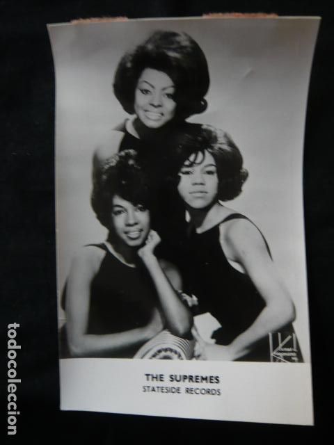 Fotos von Musikern: DIANA ROSS AND THE SUPREMES CONJUNTO MUSICAL ANTIGUA FOTOGRAFIA ORIGINAL 9 X 14 CM