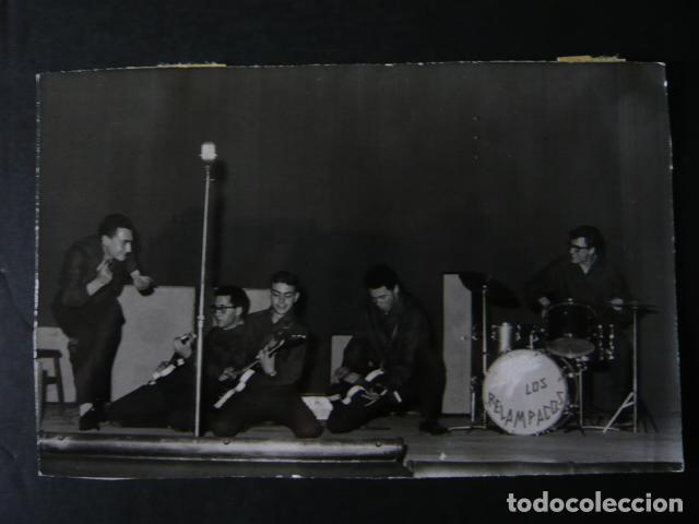 Photos de Chanteurs et Chanteuses: LOS RELAMPAGOS CONJUNTO MUSICAL ANTIGUA FOTOGRAFIA ORIGINAL 12 X 18 CM