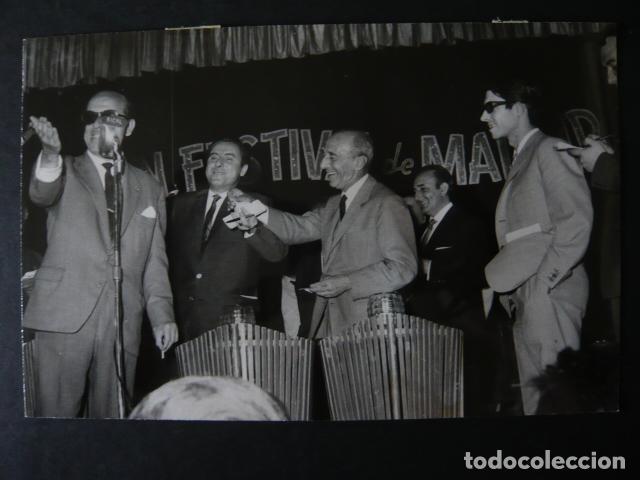 Photos of Singers: MADRID FESTIVAL DE MUSCIA LIGERA ANTIGUA FOTOGRAFIA ORIGINAL 12 X 17 CM