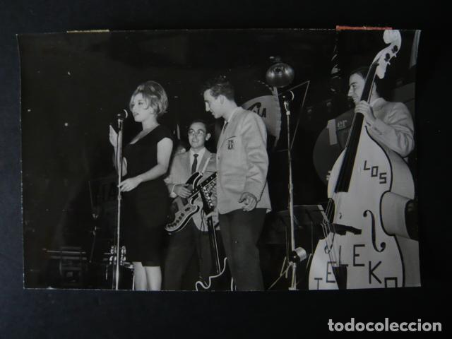 Photos of Singers: LOS TELEKO CONJUNTO MUSICAL ANTIGUA FOTOGRAFIA ORIGINAL 12 X 17 CM