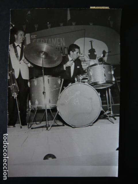 Photos of Singers: GIANNI ALES MUSICO ANTIGUA FOTOGRAFIA ORIGINAL 12 X 17 CM