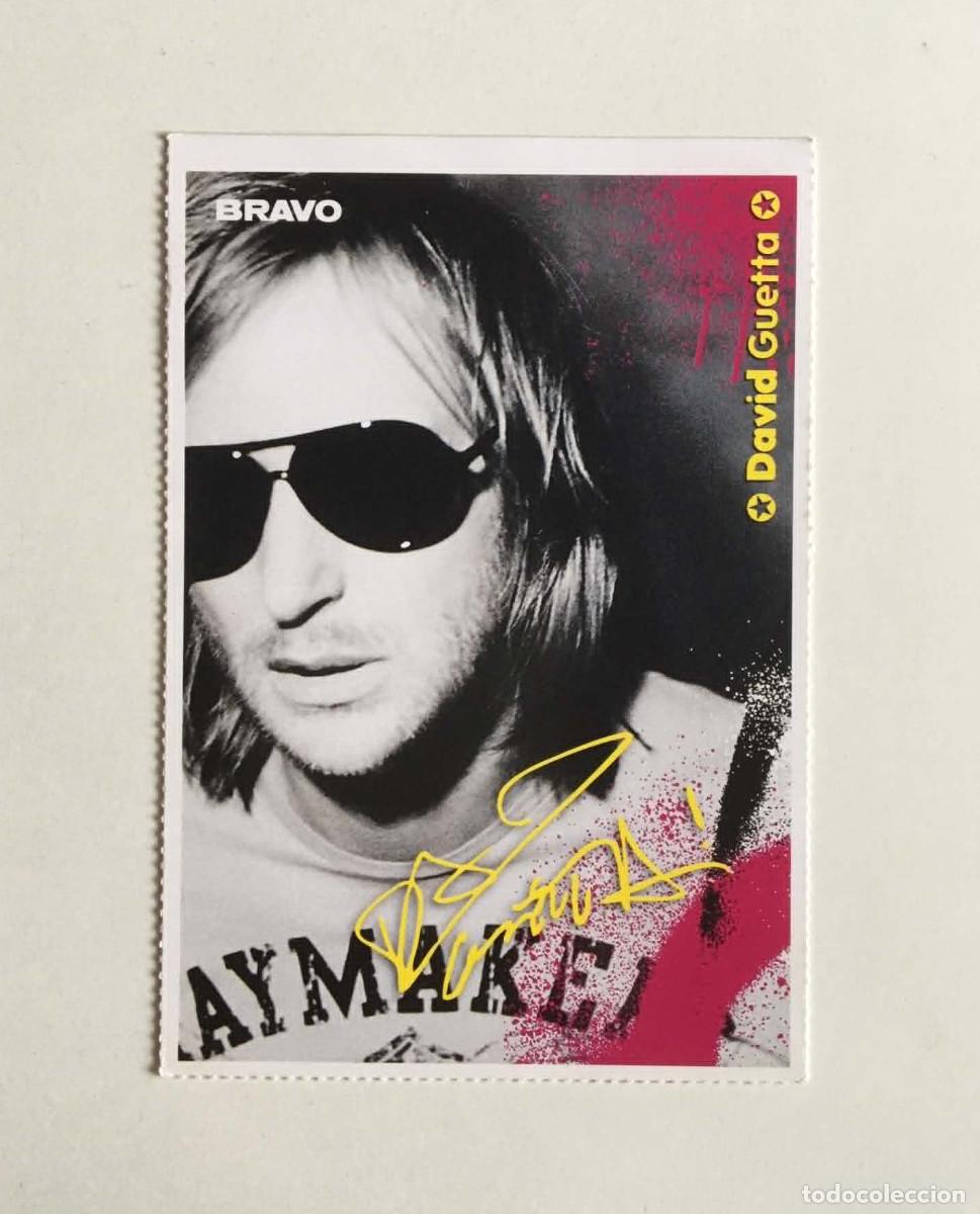 Fotos de Cantantes: David Guetta / Logan Lerman (Percy Jackson) Double-Sided Trading Card - Bravo Germany 2010 Music