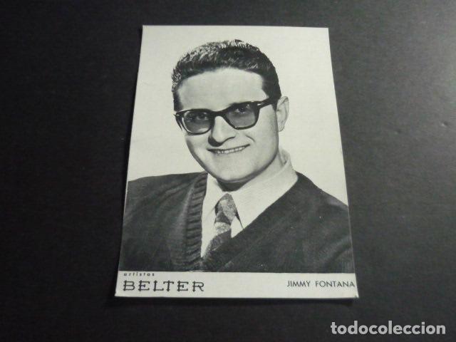 Fotos de Cantantes: JIMMY FONTANA CANTANTE TARJETA PUBLICITARIA