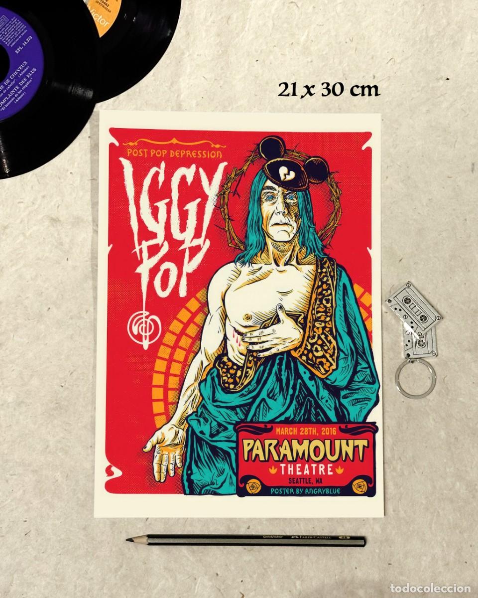 Fotos de Cantantes: Iggy Pop - Paramount Theatre - Seattle - Reproducci&oacute;n P&oacute;ster 21x30