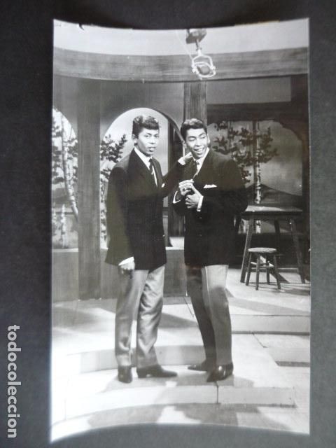 Photos of Singers: LOS BLUE DIAMONDS CONJUNTO MUSICAL ANTIGUA FOTOGRAFIA ORIGINAL 17 X 12 CM