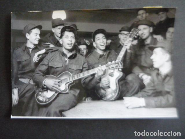 Photos of Singers: LOS BLUE DIAMONDS CONJUNTO MUSICAL ANTIGUA FOTOGRAFIA ORIGINAL 17 X 12 CM