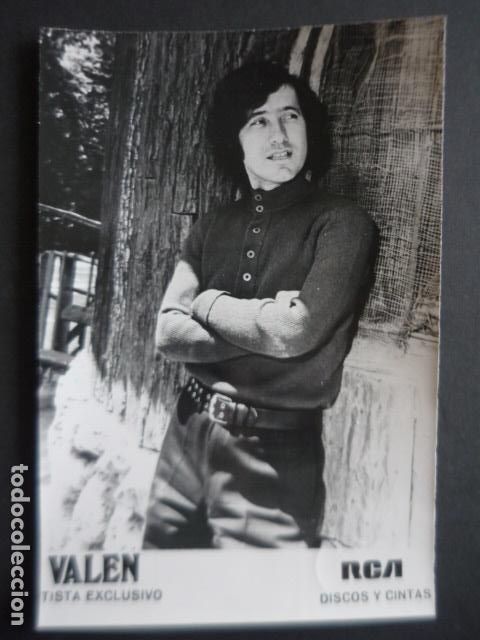 Fotos de Cantores: VALEN CANTANTE ANTIGUA FOTOGRAFIA ORIGINAL 16 X 22 CM