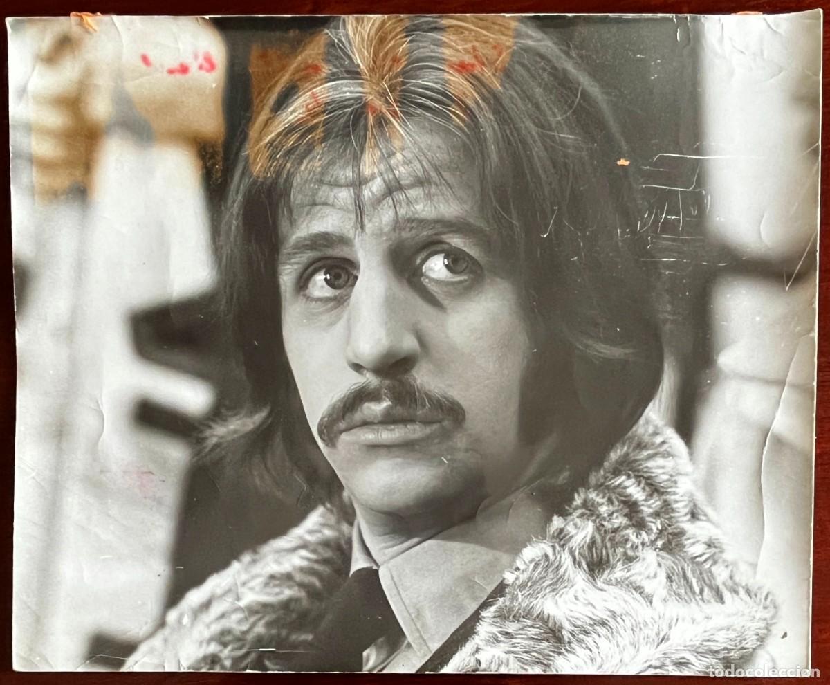Fotos de Cantantes: ANTIGUA FOTOGRAFIA DE RINGO STAR, THE BEATLES, 28-3-1970, MIDE 25 X 20 CMS. VER LA OTRA FOTO PUESTA