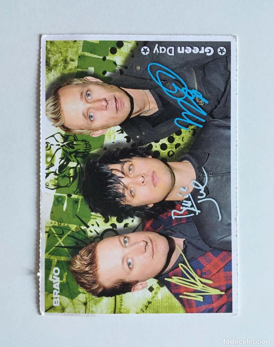 Fotos de Cantantes: Green Day & Ke$ha Collectible Card BRAVO Germany 2010 Rare Music Memorabilia