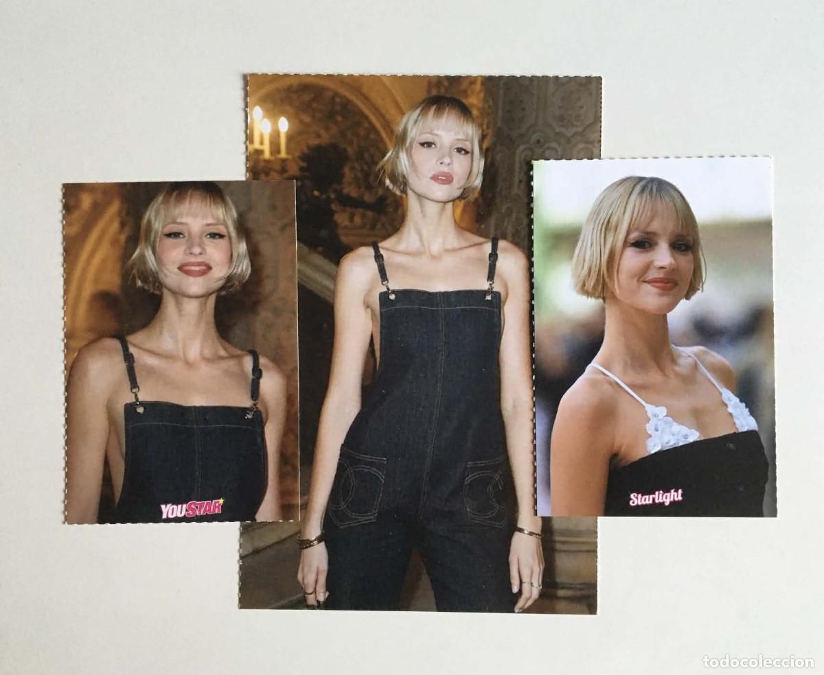 Fotos de Cantantes: Ang&egrave;le Set of 3 Collectible Cards Starlight & YouStar Magazine France 2024 Music